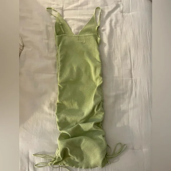 NWOT Princess Polly Green Mini Dress Size Small/Medium - Picture 4 of 5